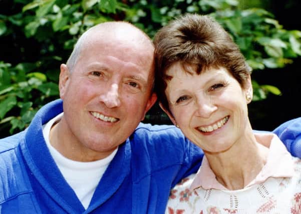 Roy Castle and wife Fiona Castle