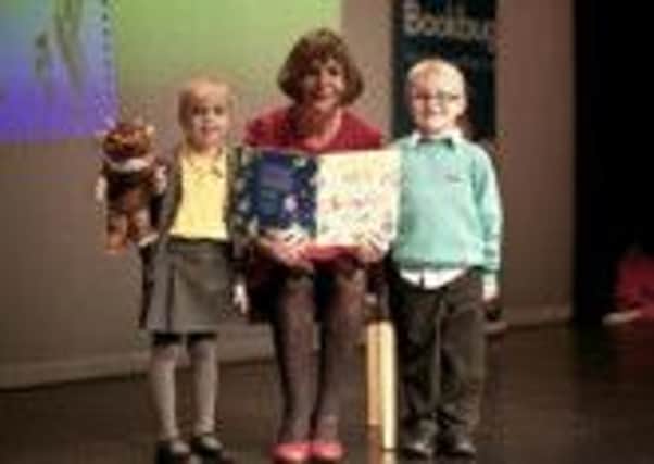 What the Ladybird Heard author Julia Donaldson with fans
