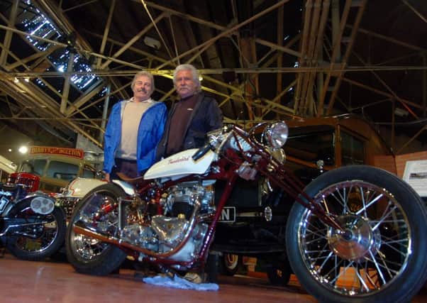 Dave Edward and Rob Atherton from Ormskirk with their 1951 Thunderbird at the British Commercial Vehicle Museum in Leyland