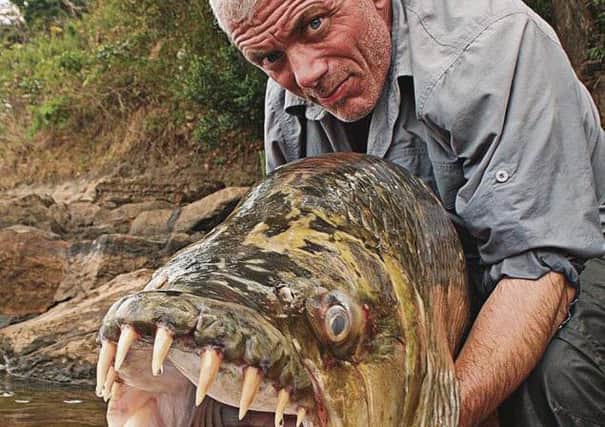 Jeremy Wade with a tigerfish