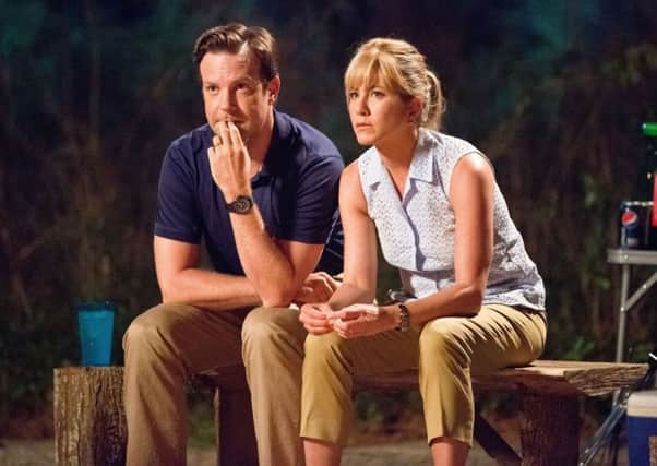 We're The Millers: JASON SUDEIKIS as David Clark and JENNIFER ANISTON as Rose