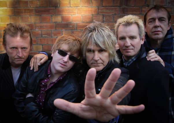 The new Big Country line up: Bruce Watson, Jamie Watson, the former lead singer of The Alarm Mike Peters, Derek Forbes and Mark Brzezicki