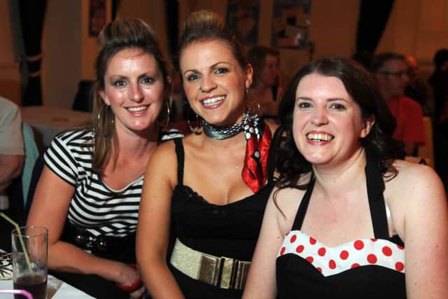 Janet Holme, Claire Chadwick and Audrey MJ Spectacular at the Vintage Swingaroo at Prestons Masonic Hall, where around 100 dancers jived the night away