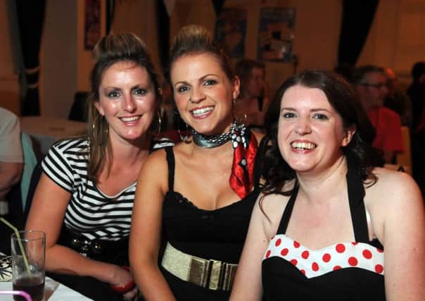 Janet Holme, Claire Chadwick and Audrey MJ Spectacular at the Vintage Swingaroo at Prestons Masonic Hall, where around 100 dancers jived the night away