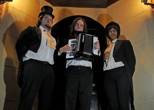 Chris Barton, Gareth Price-Baghurst and Janelle Thompson of The Cut Throat Ghost Tour