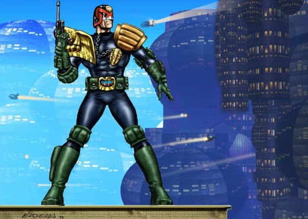 A Judge Dredd-themed evening introduced by his co-creators John Wagner
