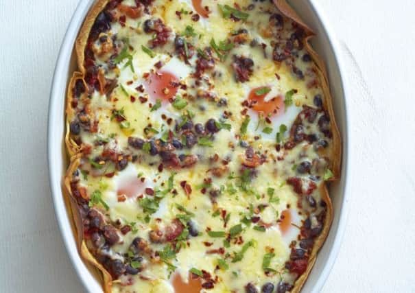 Baked Spicy Mexican Eggs