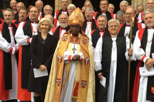 NEW ROLE: The Bishop of Blackburn Julian Henderson with the Archbishop of York