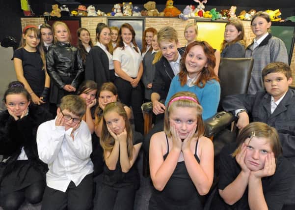 Members of the cast of Morecambe Community High Schools production of Romeo and Juliet