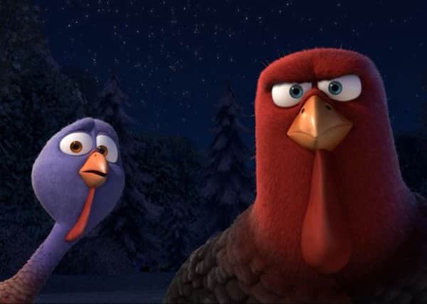 Free Birds: Reggie (voiced by OWEN WILSON) and Jake (voiced by WOODY HARRELSON)