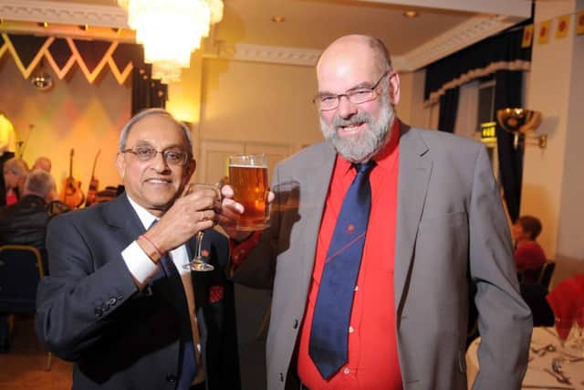 Deputy Lieutenant for Lancashire Dr. Kadaba Vasudev and Friend of Real Lancashire David Russell gave the toast at Lancashire Night