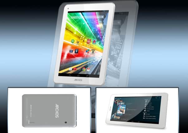 The Archos 80b Platinum tablet