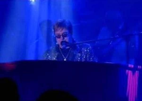 Dieter Graham from Preston hopes to make an impact with his Elton John act in 2014