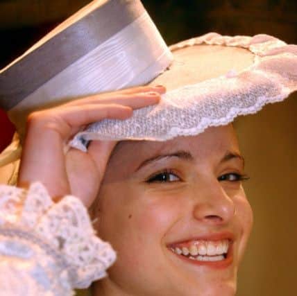 A 14-year-old Hannah Britland playing Dolly Gallagher Levi in Brownedge St Mary's High School's production of Hello Dolly