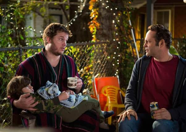 Chris Pratt and Vince Vaughn  in the Delivery Man