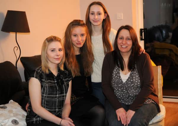 Sharon Buckley with her four daughters, Katie, Charlotte and Ginny