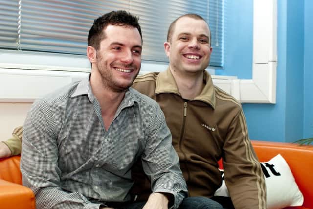 Skiddle founders Ben Sebborn and Richard Dyer