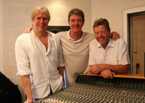 Steve, Tony and David in the studio
