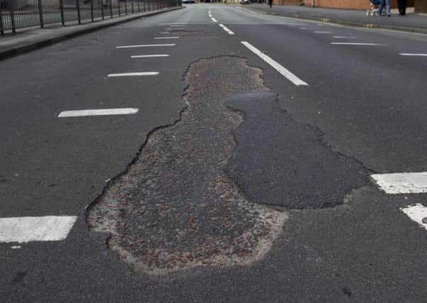 Potholes in Preston Ringway in Preston