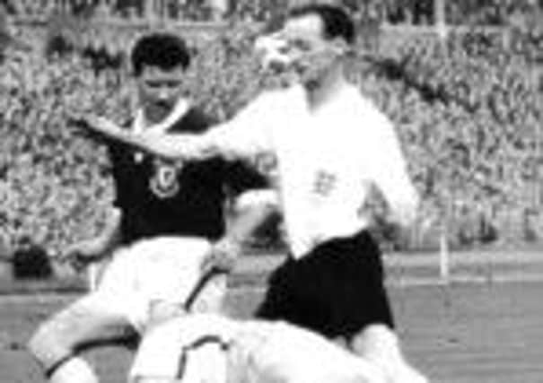 Sir Tom Finney in England action
