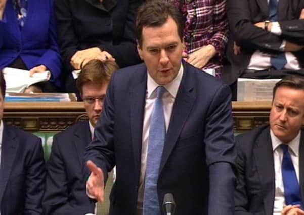 Budget day: Chancellor of the Exchequer George Osbourne