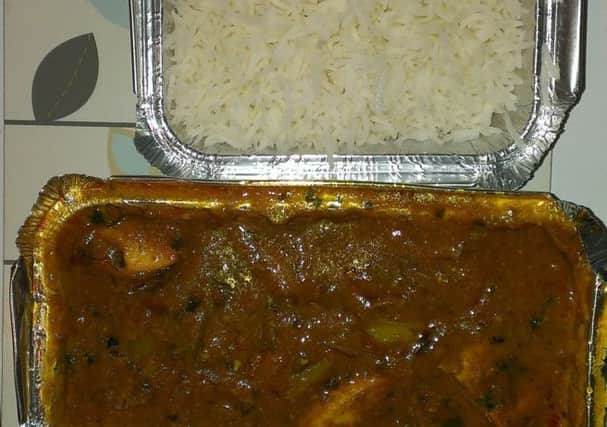 Delhi Indian Takeaway: Curry and rice