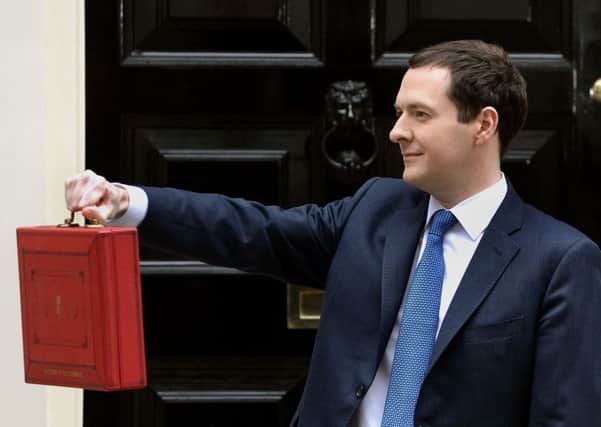 Chancellor of the Exchequer George Osborne outside 11 Downing Street