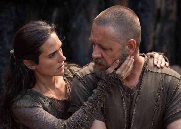 Jennifer Connelly and Russell Crowe in NOAH