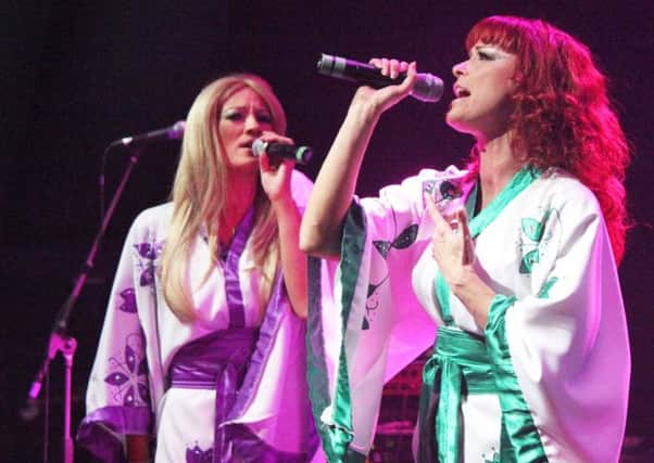 A scene from the Abba tribute stage show Thank You For The Music