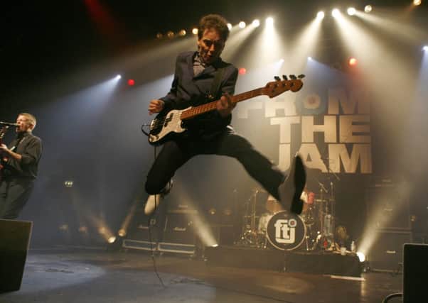 From The Jam: Bruce Foxton can still manage a scissor kick!