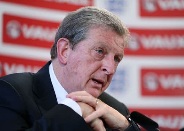 England manager Roy Hodgson during the England squad announcement