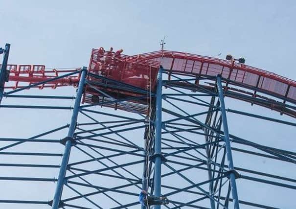 The UKs tallest rollercoaster, the Big One