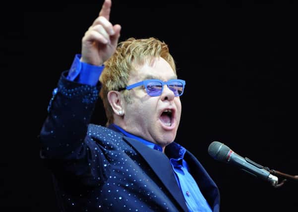 Elton John live in concert at Leigh Sports Village