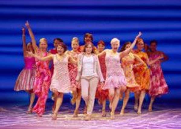 Niamh Perry and cast in MAMMA MIA