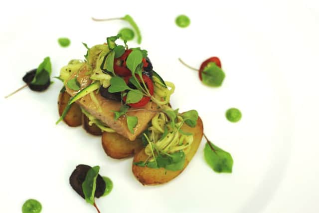 Hot smoked salmon