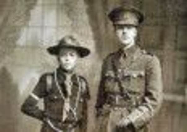 Lt Edmund Woods who died in WW1 (right) thought to be with his younger brother Alfred