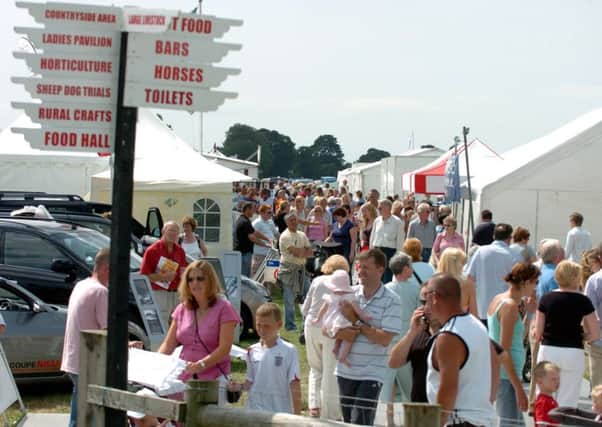 The crowds at the Royal Lancashire Show