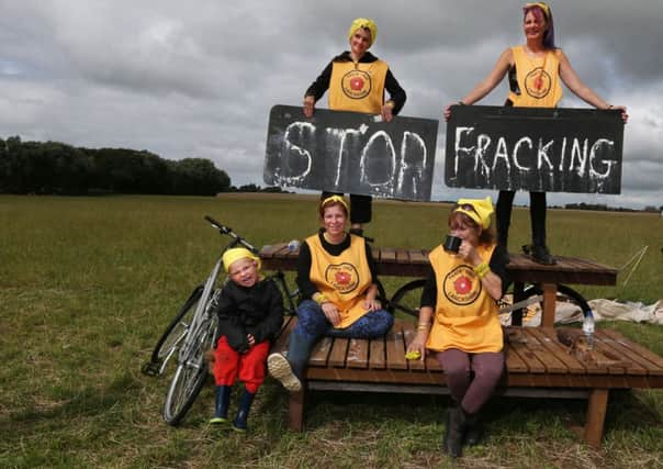 ANGER: Shale gas plans have attracted protests