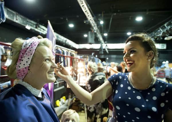 Lou Lou's Vintage fair at 53 Degrees  Zoe Costigan-Olfield and makeup artist Emma Partridge