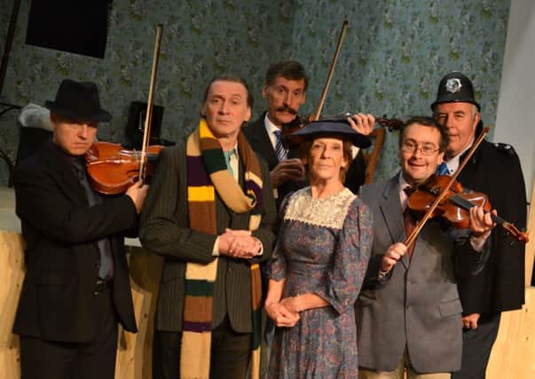 The CADOS Ladykillers cast, from left, Ashley Hambrook, Dave Reid, David Walker, Sue Hilton, Steven Catterall and Barry Callander