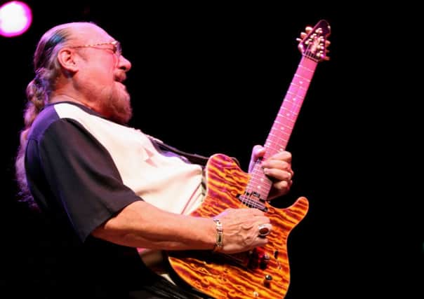 Steve Cropper, founder member of Booker T & The MGs, plays with The Animals in Clitheroe on Sunday night