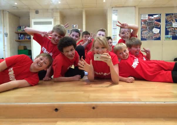 The Walton-le-Dale Arts College pupils using dance to tackle the subject of cyber-bullying