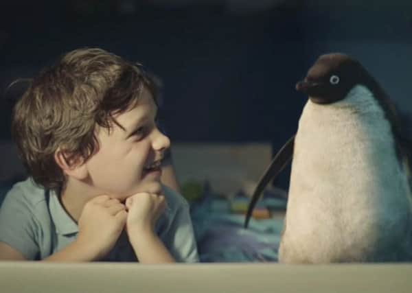 Star of the John Lewis Christmas advert Monty the penguin