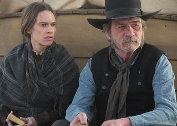The Homesman: Hilary Swank and Tommy Lee Jones