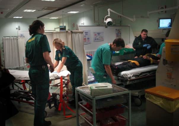 UNDER PRESSURE: The accident and emergency department at Royal Preston Hospital