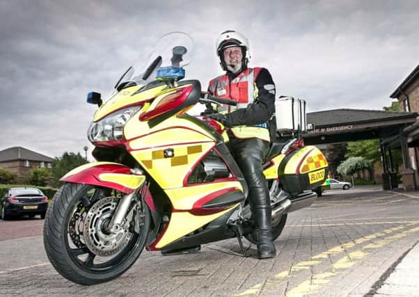 Charity: Chairman of North West Blood Bikes Lancs & Lakes Paul Brooks