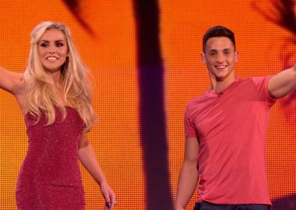 LOOK OF LOVE: Will Smith from Preston with his date, Harriet, on Take Me Out