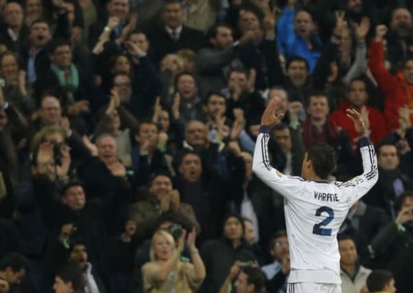 Real Madrid's Raphael Varane