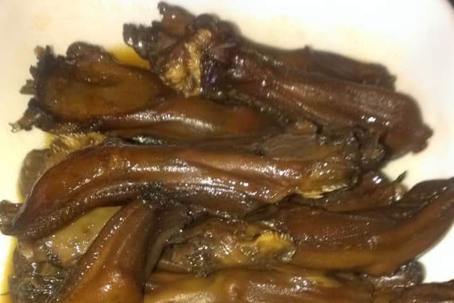 Five Spice Marinaded Duck Tongues