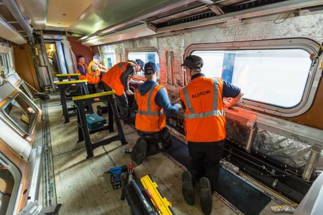 First Class carriages being converted to Standard on the Virgin Trains Pendolino fleet